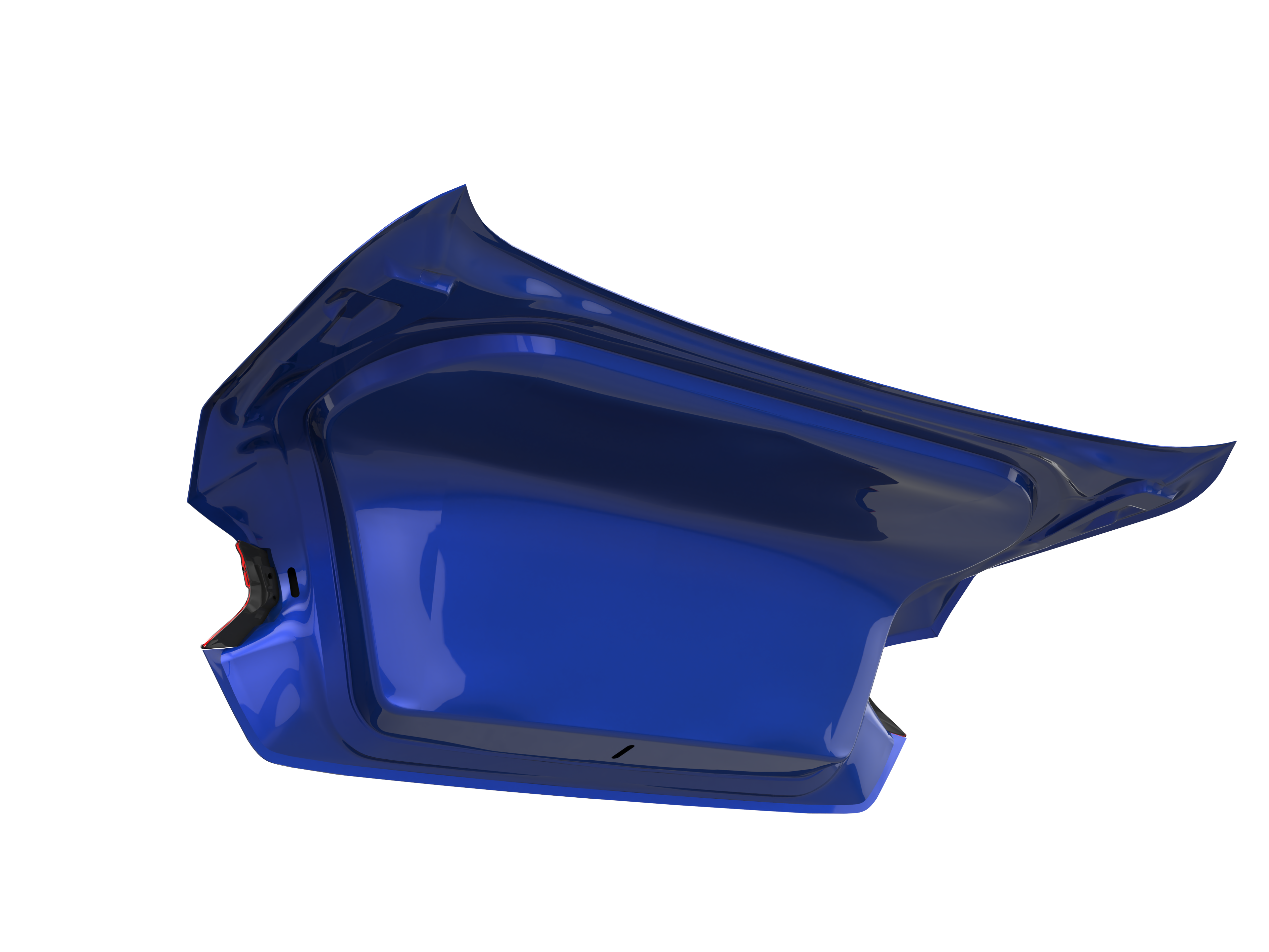 Corner light module on its carrier